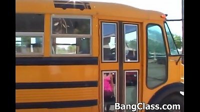 school bus driver nailing nubile girl