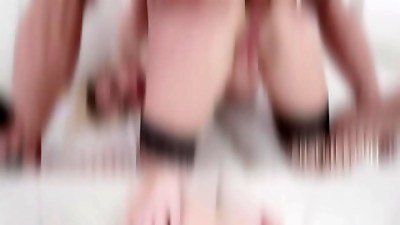 Purged! Brittany Bardot purging white and Clear, with ball sack Deep Anal, DAP, ButtRose, pee guzzle and Crempie swallow GIO1435